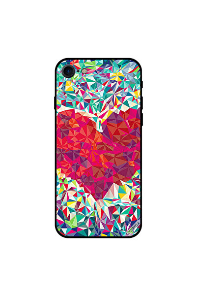 Covernex غطاء حماية لجهاز iPhone 8 بتصميم قلب مقطوع بالماس