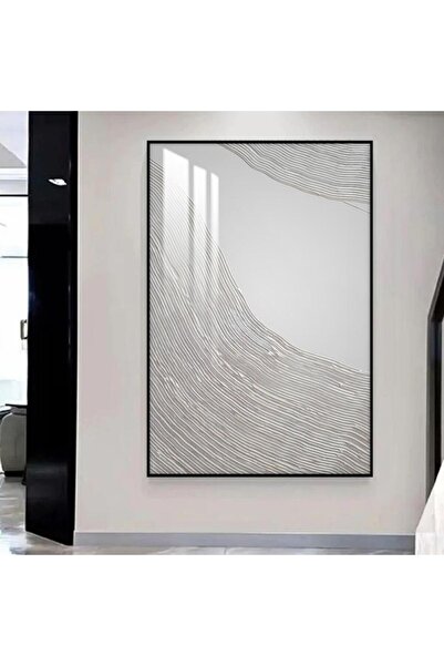 SND لوحة جدارية خشبية مطبوعة بتصميم جبسية مع برواز اسود و طبقة من الاكرليك ال...