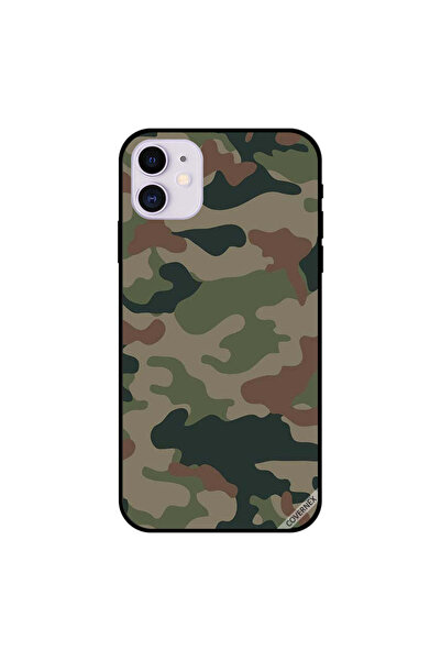 Covernex iPhone 11 Case Cover Green & Brown Camouflage Pattern
