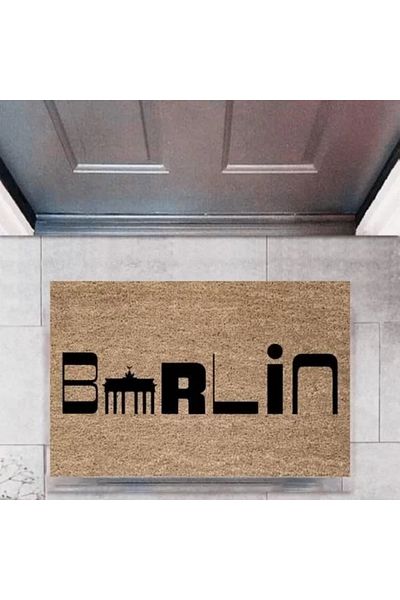 Mu Art Ahşap Door Mat Decorative Digital Printing Citiesp-2736