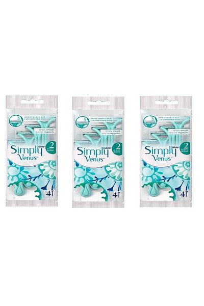 Gillette Venus Gillette Venus 4 Pack Simply X 3 Pieces