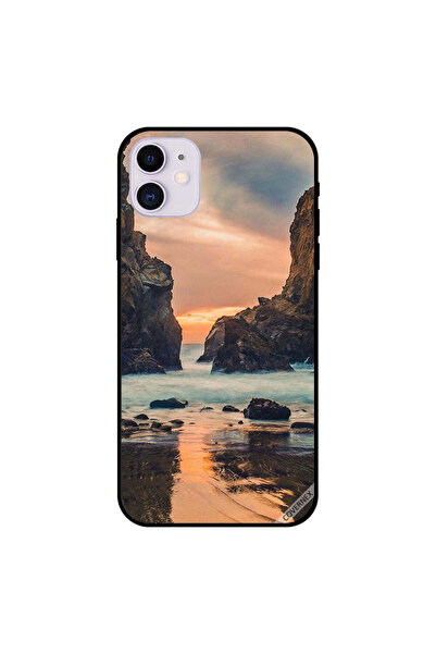 Covernex غطاء حماية لجهاز iPhone 11 - منظر صباحي للبحر في التلال