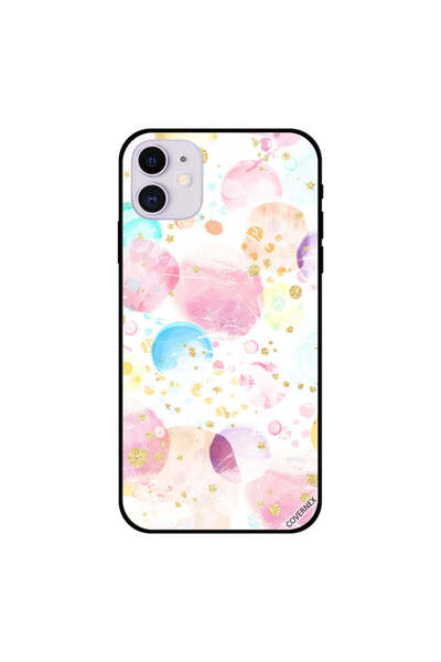 Covernex غطاء حماية iPhone 11 بألوان الطلاء ونقاط ذهبية لامعة