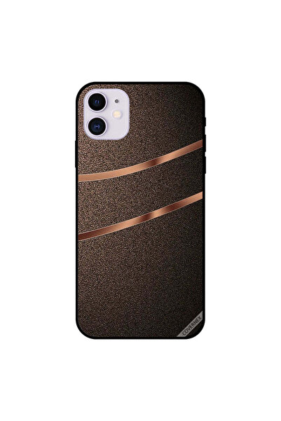 Covernex غطاء حماية لجهاز iPhone 11 بنمط شريطين ذهبيين