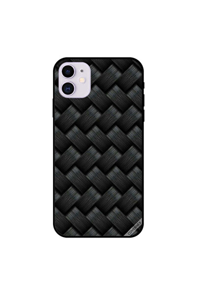 Covernex iPhone 11 Case Cover Black Strips Pattern