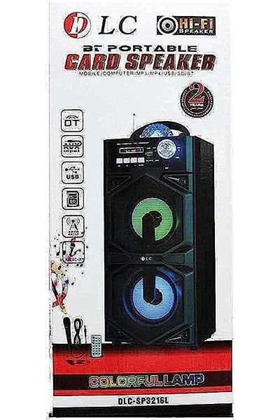 DLC Multifunction Bluetooth Speaker Headphone with Mic, USB/AUX/Flash Support, Rechargeable & Light
