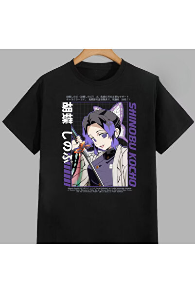 Flood Of Style Μπλουζάκι Unisex με σχέδια Anime Kochou Shinobu δολοφόνος δαίμ...