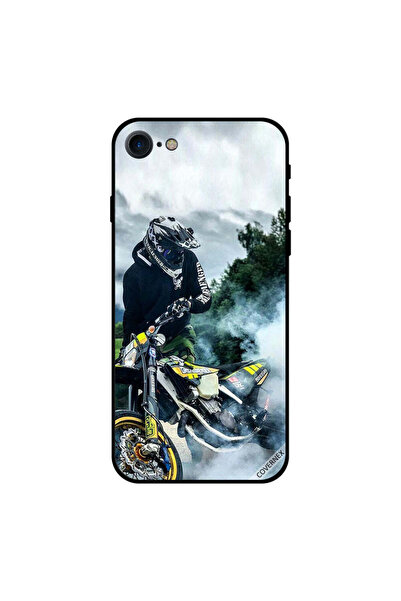 Covernex غطاء حماية لهاتف iPhone 8 بتصميم "شيلبي على الدراجة"