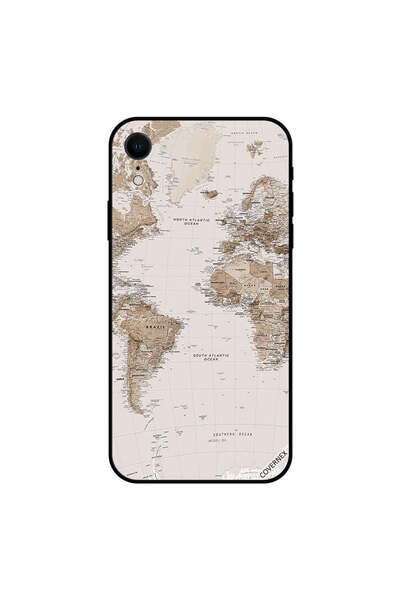 Covernex غطاء حماية iPhone XR بتصميم خريطة العالم
