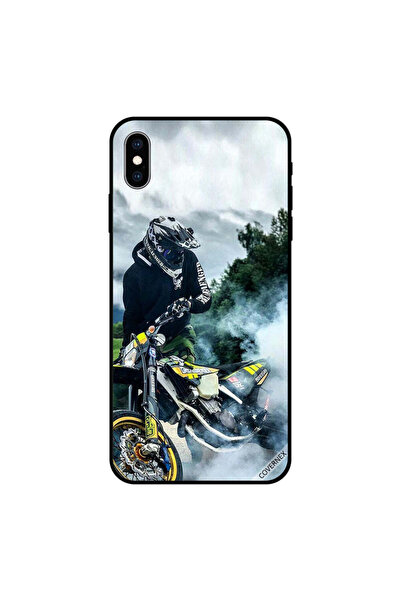 Covernex غطاء حماية لهاتف iPhone XS MAX بتصميم شيلبي على الدراجة
