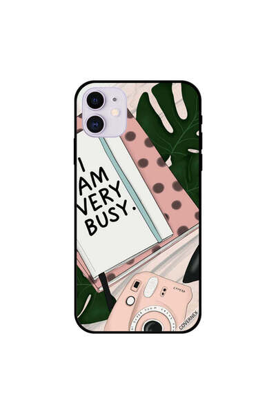 Covernex غطاء حماية لجهاز iPhone 11 "أنا مشغول جدًا"