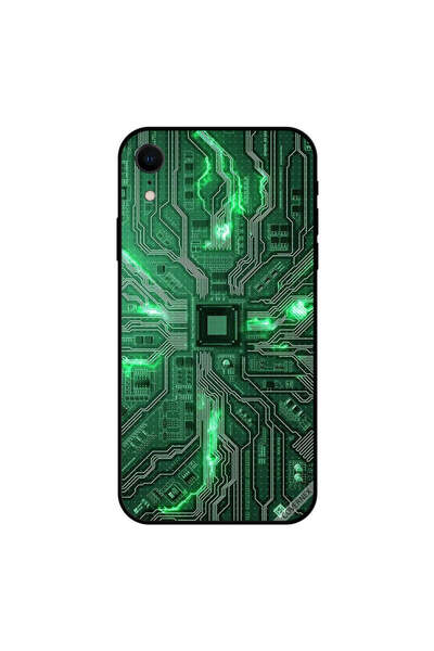 Covernex غطاء حماية لجهاز iPhone XR - لوحة دائرية باللون الأخضر