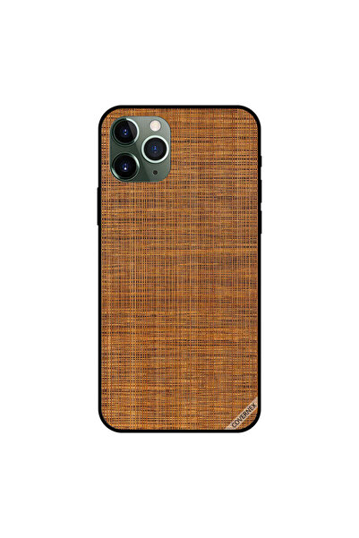 Covernex غطاء حماية لجهاز iPhone 11 Pro بنمط خيط بني