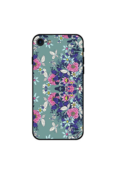 Covernex غطاء حماية لجهاز iPhone 7 بنقشة الزهور والفراشات