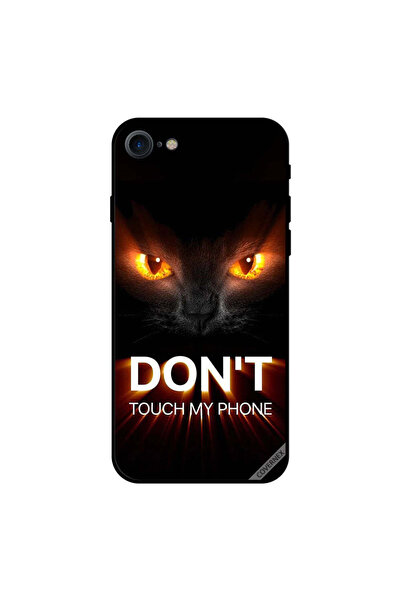 Covernex غطاء حماية لجهاز iPhone 8 - لا تلمس هاتفي - قطة غاضبة