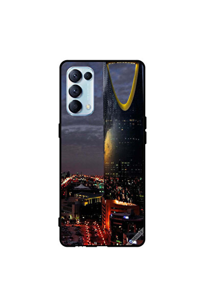 Covernex غطاء حماية لهاتف أوبو رينو 5 برو 5G منظر برج الفيصلية في المساء