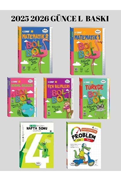 öğretmen evde Öğretmenevde yayınları 4.sınıf süper ideal set 2025 / 2026