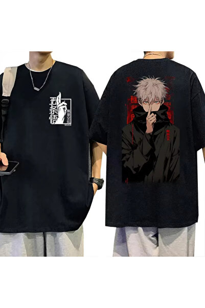 Flood Of Style Tricou unisex cu desen anime Jujutsu Gojo Satoru