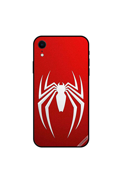 Covernex غطاء حماية لجهاز iPhone XR بخلفية حمراء العنكبوت