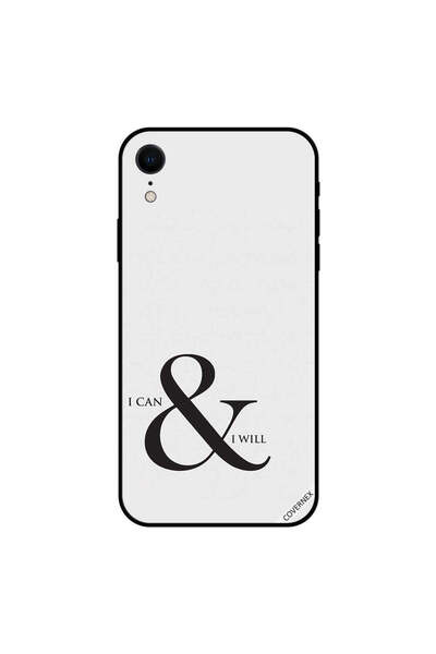Covernex غطاء حماية لجهاز iPhone XR - أستطيع وأفعل - رمادي - BG