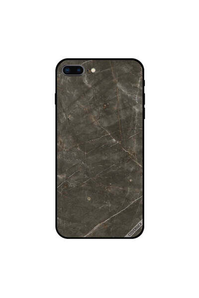 Covernex غطاء حماية لجهاز iPhone 7 Plus بنمط رخامي بني داكن