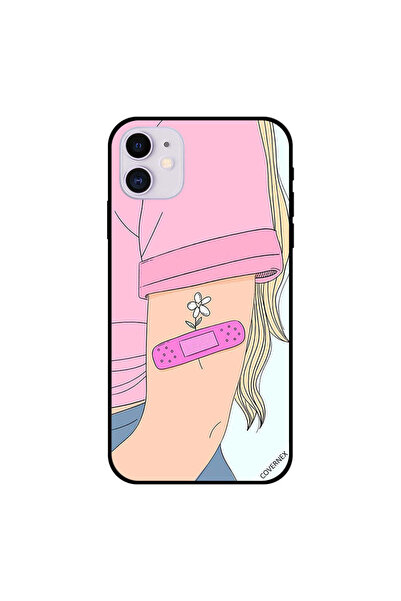 Covernex غطاء حماية لجهاز iPhone 11 بتصميم زهرة على شكل إصابة
