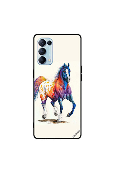 Covernex غطاء حماية لهاتف Oppo Reno5 Pro 5G - حصان ملون