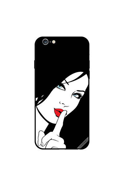 Covernex غطاء حماية لجهاز iPhone 6s Plus - فتاة ذات شفاه حمراء