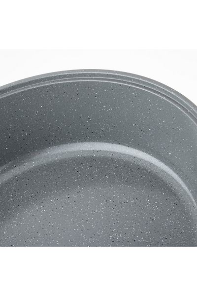 Newflon 28 cm round granite oven tray, gray