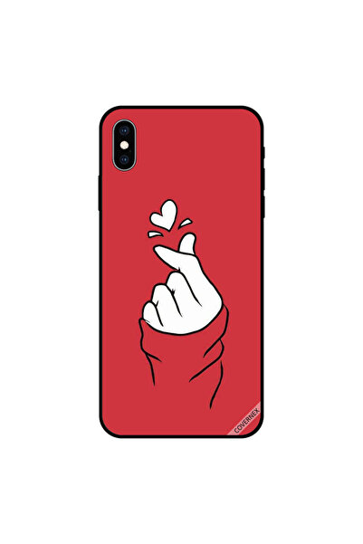 Covernex غطاء حماية سناب لوف أحمر لهاتف آيفون XS