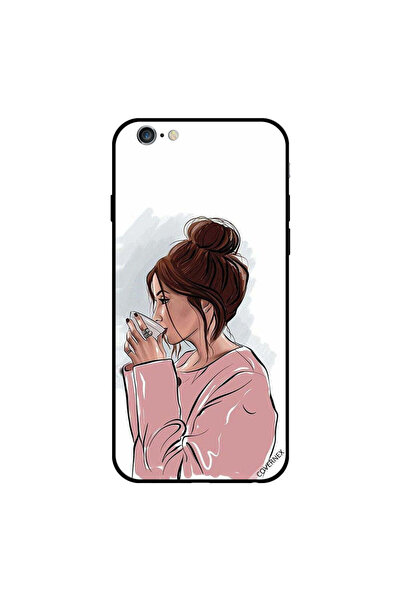Covernex غطاء حماية لجهاز iPhone 6s بطبعة شرب الشاي