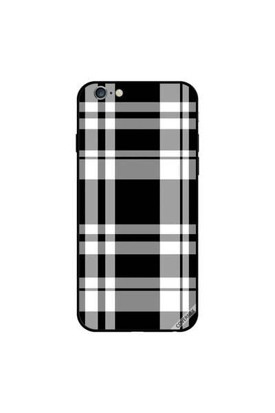 Covernex غطاء حماية لجهاز iPhone 6s Plus بنقشة شرائط باللونين الأبيض والأسود