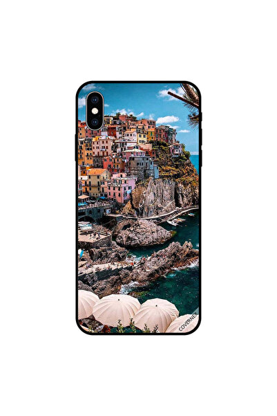 Covernex غطاء حماية لجهاز iPhone X بمظلات على البحر