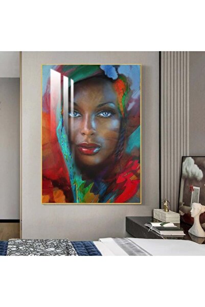 4gdran لوحة جدارية خشبية فاخرة مع برواز ذهبي و طبقة من الاكرليك الشفاف