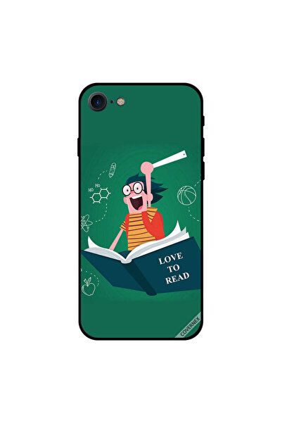 Covernex غطاء حماية لجهاز iPhone 8 "أحب القراءة"