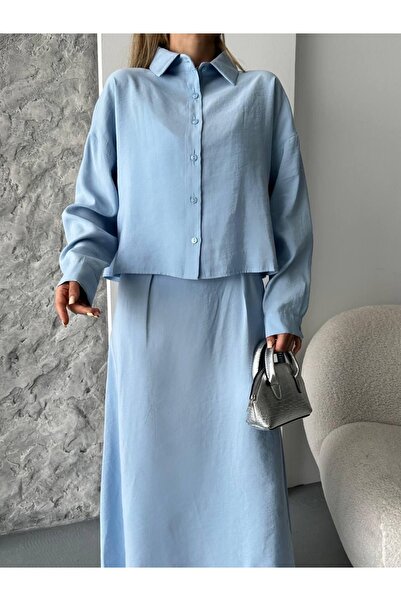 Ekim Store Комплект з сукнею на бретельках і сорочкою