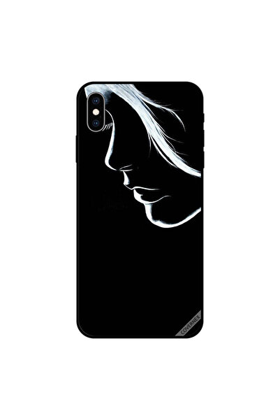 Covernex غطاء حماية لهاتف iPhone XS MAX بقناع فتاة حزينة لطيفة