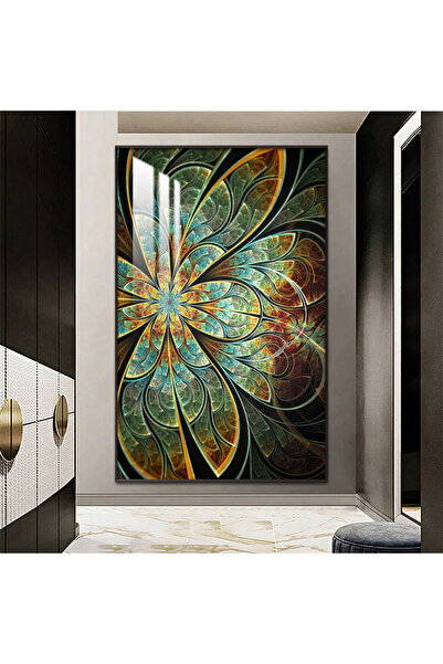 Marktna لوحة جدارية خشبية فاخرة مع برواز بني و طبقة من الاكرليك الشفاف