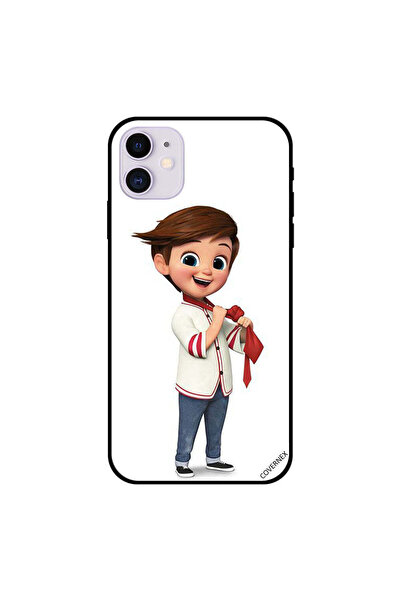 Covernex غطاء حماية لهاتف iPhone 11 بتصميم فتى لطيف وربطة عنق