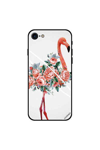 Covernex غطاء حماية لهاتف iPhone 8 بتصميم دائرة فلامنغو
