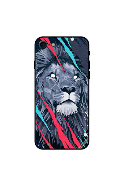 Covernex غطاء حماية لجهاز iPhone 8 برسومات الأسد الملك