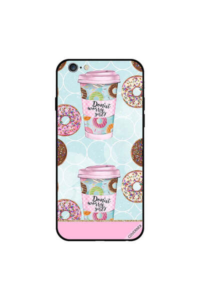 Covernex غطاء حماية لهاتف iPhone 6 بتصميم فتاة دونات ووري