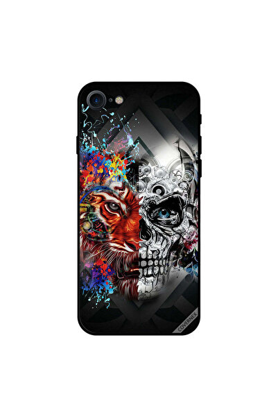 Covernex غطاء حماية لجهاز iPhone 7 بتصميم أسد وجمجمة