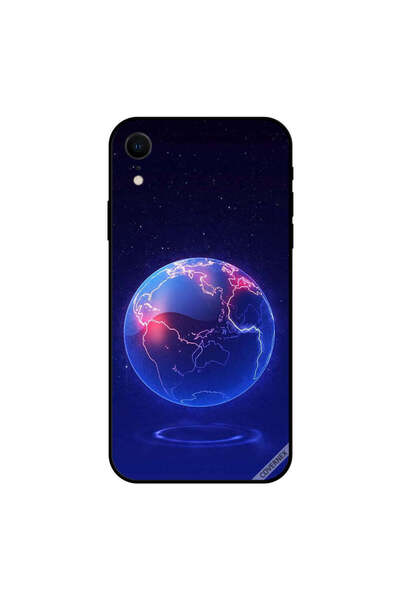 Covernex غطاء حماية لجهاز iPhone XR بنقشة زرقاء كروية