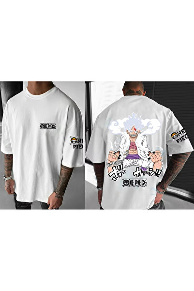 Flood Of Style تي شيرت صيفي للرجال منقوش عليه رسوم متحركة للجنسين Luffy Zoro ...