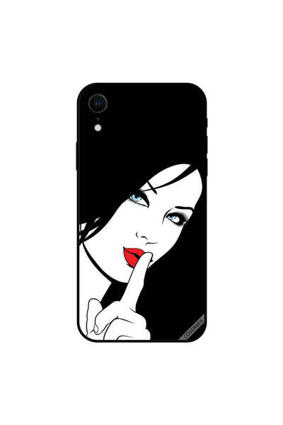 Covernex غطاء حماية iPhone XR - فتاة الشفاه الحمراء