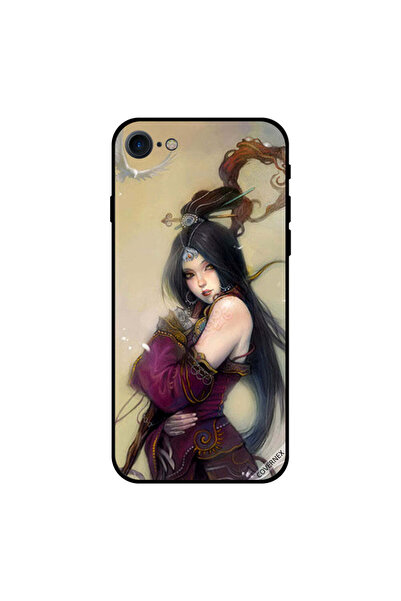 Covernex غطاء حماية لجهاز iPhone 7 برسومات فنية أميرية