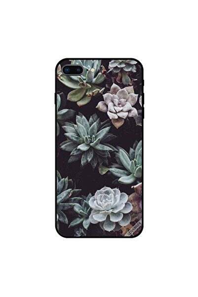 Covernex غطاء حماية لجهاز iPhone 7 Plus برسومات لوتس آرت