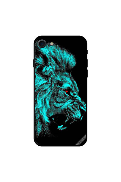 Covernex غطاء حماية لجهاز iPhone 8 بنقشة عين الأسد الحمراء