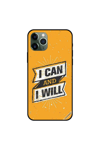 Covernex غطاء حماية لجهاز iPhone 11 Pro Max I Can And I Will أصفر BG